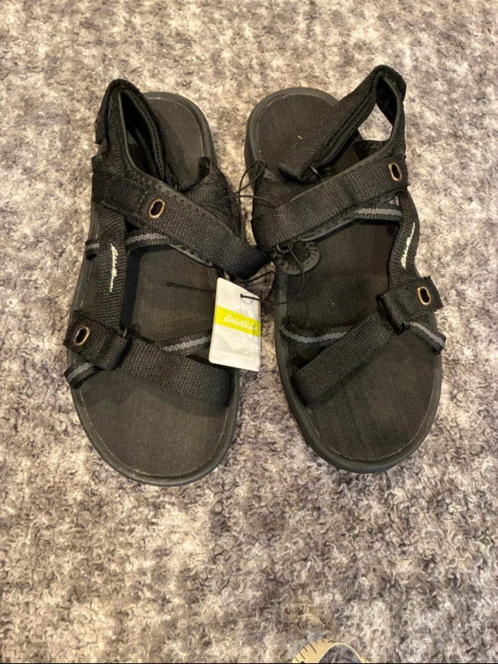 Eddie Bauer Black Strappy Outdoor Sandals